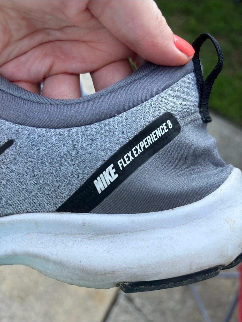 Nike Gray and Black Running Sneakers
